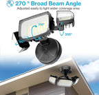Olafus 80W Flood Lights Outdoor, Switch Controlled 8000LM LED Security Lights - Image 6