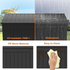 230 Gallon Resin Deck Box, Lockable Patio Outdoor Storage Box - Image 5