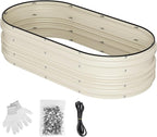 WORKPRO 4x2x1ft Galvanized Raised Garden Bed Set, Rust & Corrosion Protection - Image 7