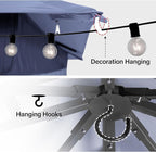 LAUSAINT HOME Semi-Permanent Outdoor Patio Gazebo 8'x8', Heavy Duty Party Tent - Image 4