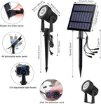 T-SUNUS RGB Solar Spot Lights Outdoor Christmas, Color Changing Landscape - Image 4