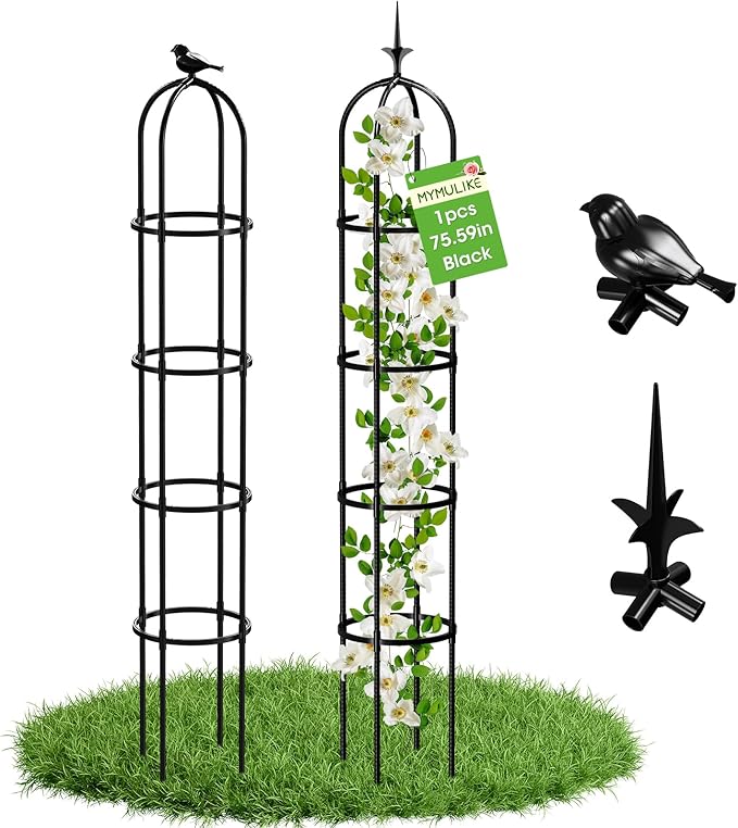 2026 Updated Garden Obelisk Trellis by MYMULIKEHOME
