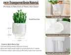 Melphoe Self Watering Pots for Indoor Plants Planter, 5.3 Inch 2 Pack Planters - Image 6