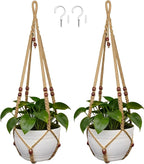 35 Inch Macrame Plant Hanger, Large by Unknown