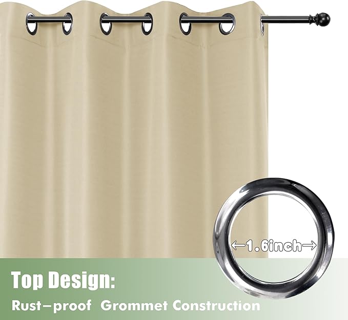 HolidayIdeas Waterproof Outdoor Curtains - Image 4