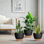 Planters for Indoor Plants 3 Pack, 10/9/8 Inch Self Watering Flower Pots - Image 6