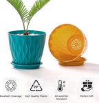FaithLand 6-Pack 6-Inch Plastic Plant Pots - Image 2