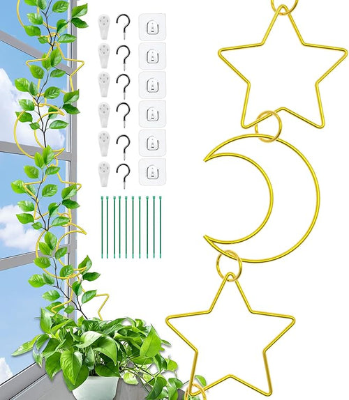 20 Pcs Plant Trellis for Climbing Plants, Chain Trellis, Garden Plant Wall by KAWAHAYO