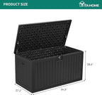 YITAHOME 150 Gallon Large Deck Box - Image 7