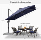 PURPLE LEAF 10 Feet Patio Umbrella - Image 8