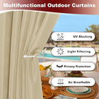HolidayIdeas Grommet Outdoor Curtains - Image 3