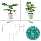 16 Pack 24 inch Plant Support Stakes, Half Round Peony Cage and Support - Image 4