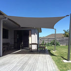 SUNNY GUARD Sun Shade Sail 20' x 20' Rectangle Dark Grey UV Block Sunshade by SUNNYGUARD
