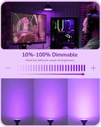 EDISHINE Christmas Decorations PAR38 Purple LED Flood Light Bulbs Outdoor - Image 4