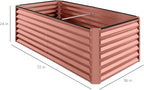 Best Choice Products 6x3x2ft Outdoor Metal Raised Garden Bed, Deep Root Box - Image 8