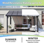 Aoxun 12'x 10' Premium Gazebo - Image 3