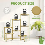 iDavosic.ly 7 Tier Large Plant Stand Indoor, 10 Inch Wide Tall Corner Metal - Image 4
