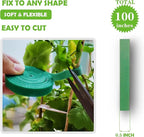 Green Garden Ties|Plant Ties for Climbing Plants 100 feet x1/2‘’in 3 - Image 4