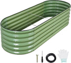 1MORE Galvanized Raised Garden Bed- Planter Garden Boxes Outdoor, Raised Beds - Image 9