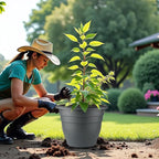 3 Pack Large 16 Inch Plastic Plant Pots - Image 6