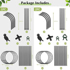 Obelisk Trellis for Climbing Plants Outdoor, 6.2 FT Plant Support for Tomato - Image 9