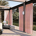 SpaceDresser Waterproof Outdoor Sheer Curtains - Image 2