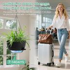 Set of 3-10 Inch Self Watering Hanging Planters - Image 6