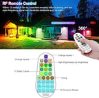 CLY Solar 6 in 1 RGB Spotlights Outdoor Garden, 10 Colors 12 Modes Solar Garden - Image 3