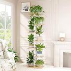 Bamworld Tall Plant Stand Indoor, 7 Tier Plant Shelf - Image 2