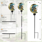 Solar Angel Moon Garden Stake Light – Outdoor Metal Yard Decoration - Image 5