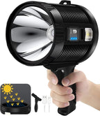 Spotlight 1000000 Lumens, 6 Modes Led Rechargeable Spotlight Flashlight As Seen by JSKNB