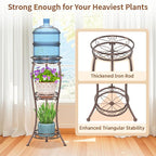 LASZOLA Bronze 3 Tier Tall Plant Stand - Image 5