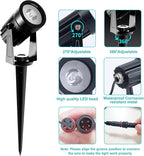 T-SUNUS RGB Solar Spot Lights Christmas, Metal Color Changing Landscape - Image 5