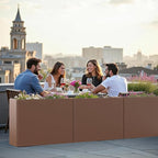 Rectangular Planter Box with Removable Insert Shelf - Image 2