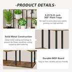 AZERPIAN Plant Stand 9 Tier Indoor Metal Flower Shelf - Image 5