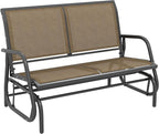 Outsunny 2-Person Outdoor Glider Bench, Patio Double Swing Rocking Chair by Outsunny