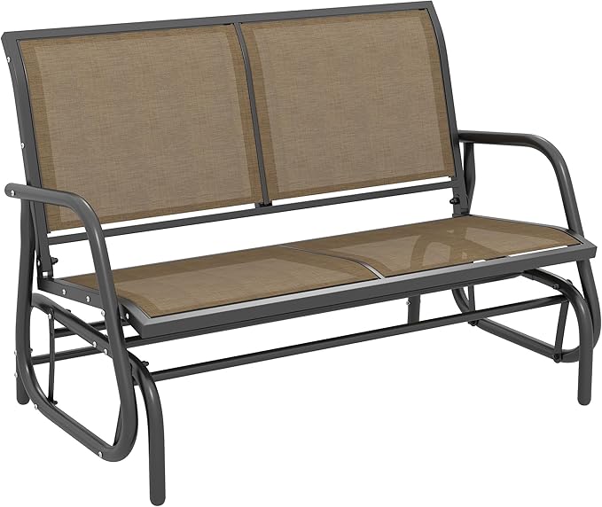 Outsunny 2-Person Outdoor Glider Bench, Patio Double Swing Rocking Chair by Outsunny