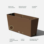 Veradek Midori Long Trough Planter - Image 4