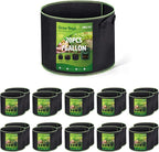 Delxo 20-Pack 7 Gallon Heavy Duty Aeration Thickened Nonwoven Fabric Pots Plant by Delxo