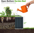 KING BIRD Raised Garden Bed 68" x 36" x 12" Galvanized Steel Metal Outdoor - Image 8