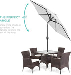 Best Choice Products 7.5ft Heavy-Duty Round Outdoor Market Table Patio Umbrella - Image 2