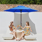 JEAREY 7.5FT Patio Umbrella Outdoor Market Umbrella - Image 2