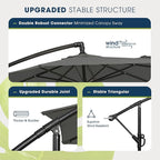 wikiwiki 10ft Patio Umbrella - Image 4