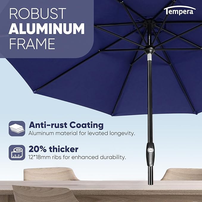 Tempera Patio Market Outdoor Table Umbrella - Image 5