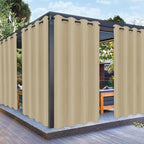 PureFit Outdoor Curtains for Patio Waterproof Weatherproof, UV Resistant by PureFit