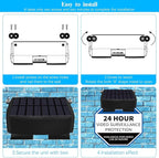 OOSSXX Solar Power Deck LED Light Clip-On Yard Security Sign Spotlight - Image 8