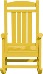 KINGYES Outdoor Rocking Chair Set of 2, High Density Polyethylene Patio Rocking - Image 11