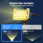 WdtPro Solar Spot Lights Outdoor Waterproof, Bright Solar Lights Outdoor - Image 7
