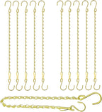 RIFNY Gold Chain for Hanging Plants, 20 Inch Small Plant Chains for Hanging by RIFNY
