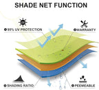 SUNLAX Sun Shade Sail 16' x 21' Peach Fuzz Rectangle Canopy Sail Shade Cover UV - Image 6